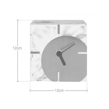 Dimensions of Marble Table Clock with Gold Front