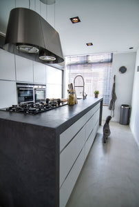Dark Grey Concrete Kitchen Worktop 